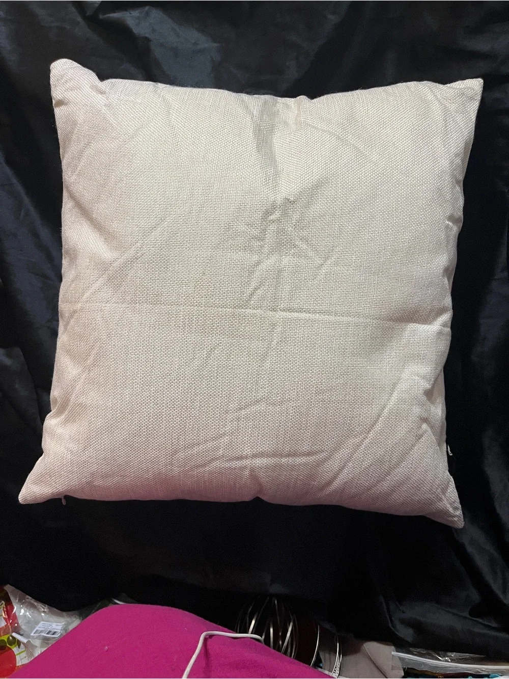 Merry Christmas to All Pillow Cover 17” Red Black Farmhouse Holiday Decor